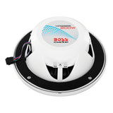 Boss Audio Marine White 6.5" 2 Way Speaker (pair) Multi Color Illumination Wireless Remote