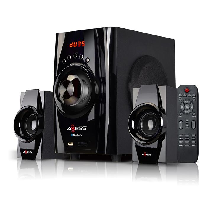 Axess Bluetooth Mini System 2.1-channel Home Theater Speaker System Black