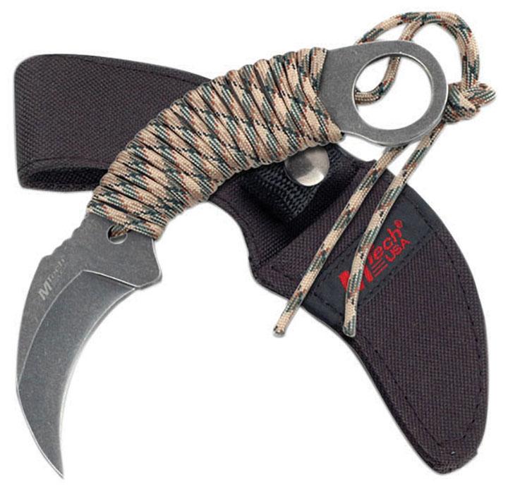 Mtech Karambit Knife 6.65" Overall2.5" 3.3mm Thick Blade