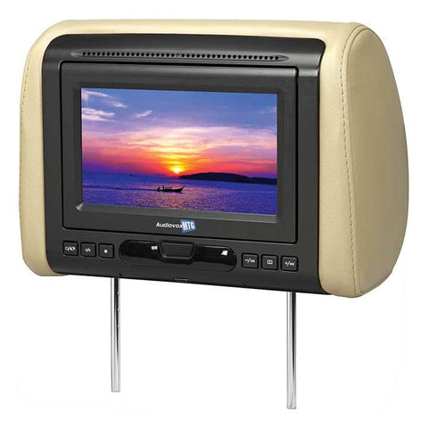 Audiovox 7" Headrest Monitor(sold Each) With Dvd-hdmi Output 3 Covers