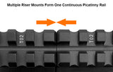 Utg Super Slim Picatinny Riser Mount 1 Inch High 3 Slots