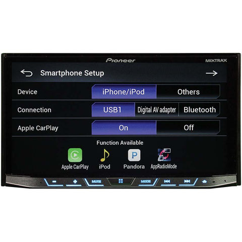 Pioneer Digital Multimedia Video Receiver 7" With Bluetooth