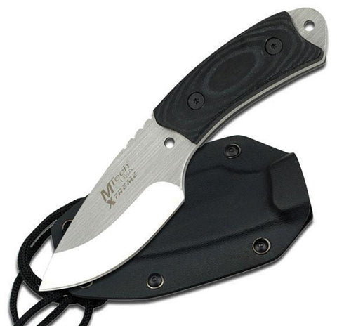 Mtech Tactical Fixed Blade Knife  4" 5mm Thick Blade 440 Stainless Steel