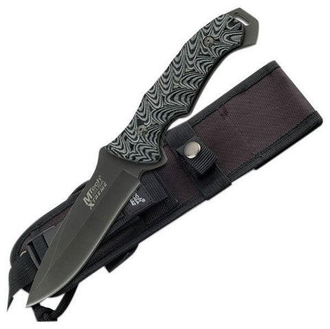 Mtech Fixed Blade Knife 9.5" Overall 4.5" Titanium Coated Blade