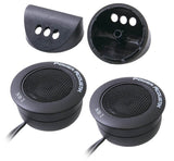 Power Acoustik Tweeters (sold In Pairs) Niobium 200watts; 3-way Mounting