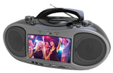 Naxa Bluetooth Dvd Boombox With Built-in 7" Lcd Screen