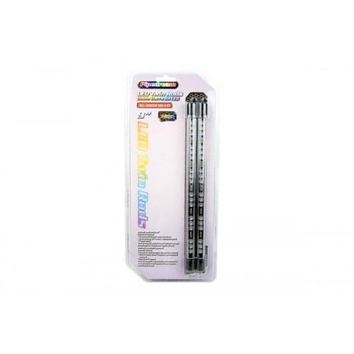 Pipedream 9" Led Twin Rods Multi Color Built In Memory Chip