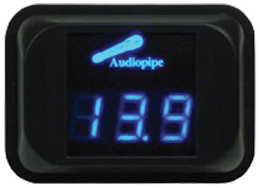 Audiopipe Digital Volt Meter 11.1-15.9v