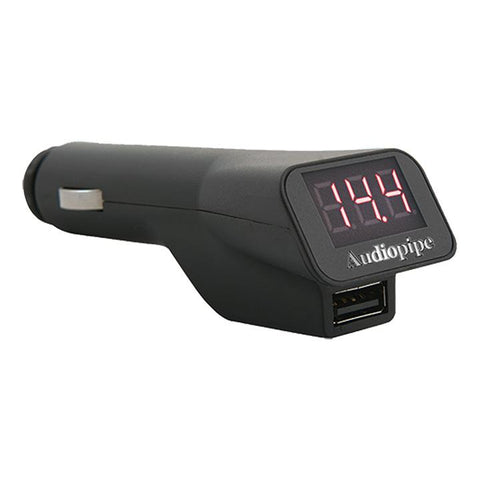 Audiopipe (nld300clubll)voltage Meter With Usb Charger