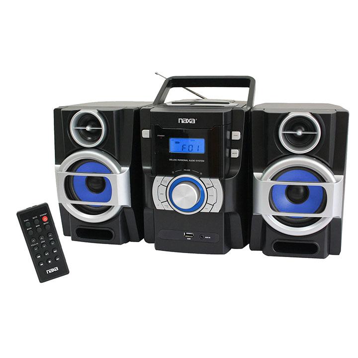 Naxa Portable Mp3-cd Player With Pll Fm Stereo Radio & Usb Input