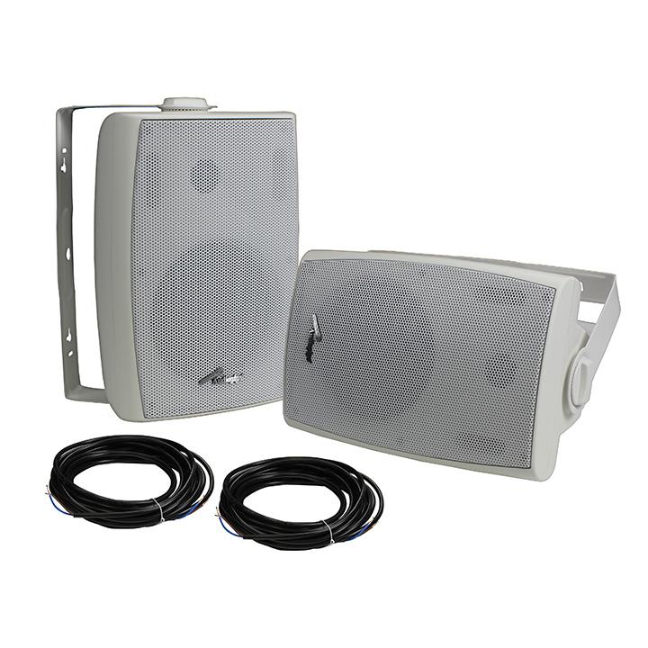 Audiopipe Bluetooth 6.5" (pair) Indoor-outdoor Weatherproof Loud Speaker