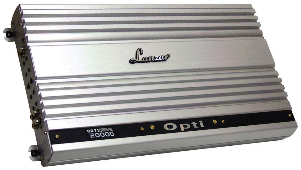 Amplifier Lanzar 2000 Watt Mono Class D; ** 1-2 Ohm Stable