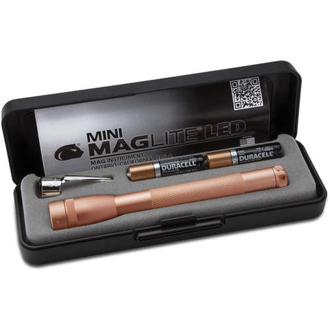 Maglite 2 Cell Aaa Mini  Led Flashlight Rose Gold