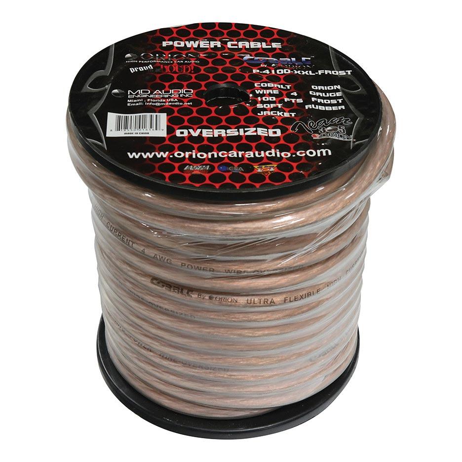 Orion Cobalt 4 Gauge Oversize Wire 100 Ft Frost