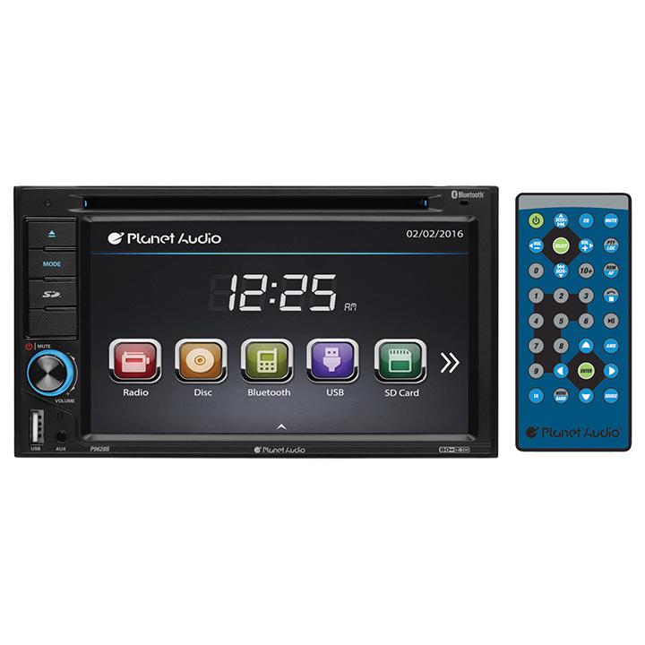 Planet Audio 6.2" D.din Touchscreen Dvd-bt