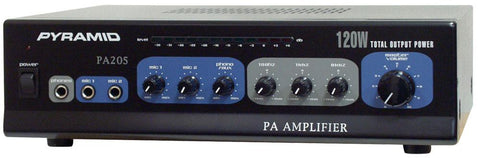 Amplifier Pyramid Dj Style 120watt W-mic Input