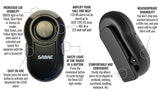 Sabre Personal Alarm With Clip And Led Light W 120db Alarm