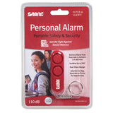 Sabre Personal Self-defense Safety Alarm On Key Ring W Dual Alarm Siren