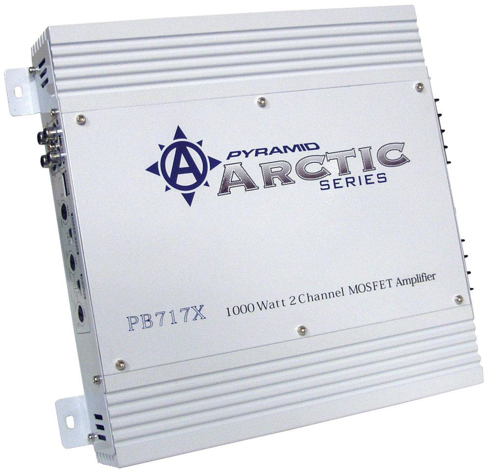 Amplifier Pyramid 1000watt 2 Channel;arctic Series