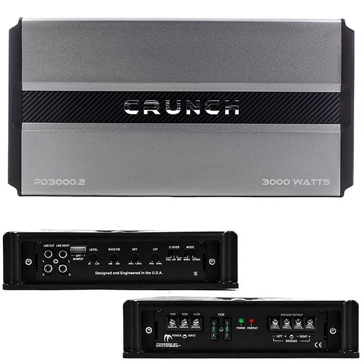 Crunch Power Drive Pro Power 2-channel 3000w Amplifier