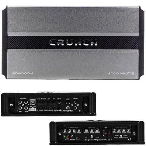 Crunch Power Drive Pro Power 4-channel 4000w Amplifier