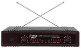 Pyle Pro Dual 2 Channel Vhf Wireless Microphone System 1 Mic And 1 Headset