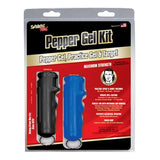 Sabre Red Pepper Gel Kit Police Strength Practice Gel 25 Bursts 12ft Range