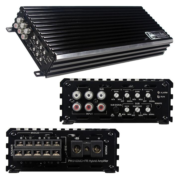 American Bass 5 Channel Amplifier 1080w Max