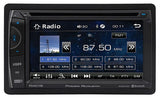 Power Acoustik D.din 6.2" Touchscreen Am-fm-dvd-usb-bt With Sxv300v1 Tuner