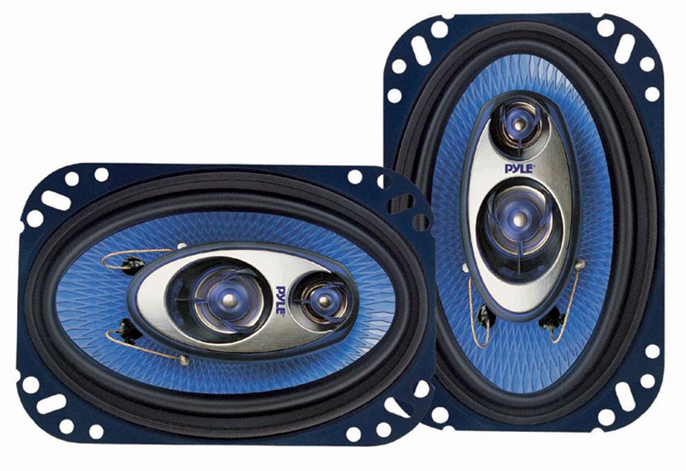 Speaker 4x6" Pyle 3-way 240w Blue Label Series