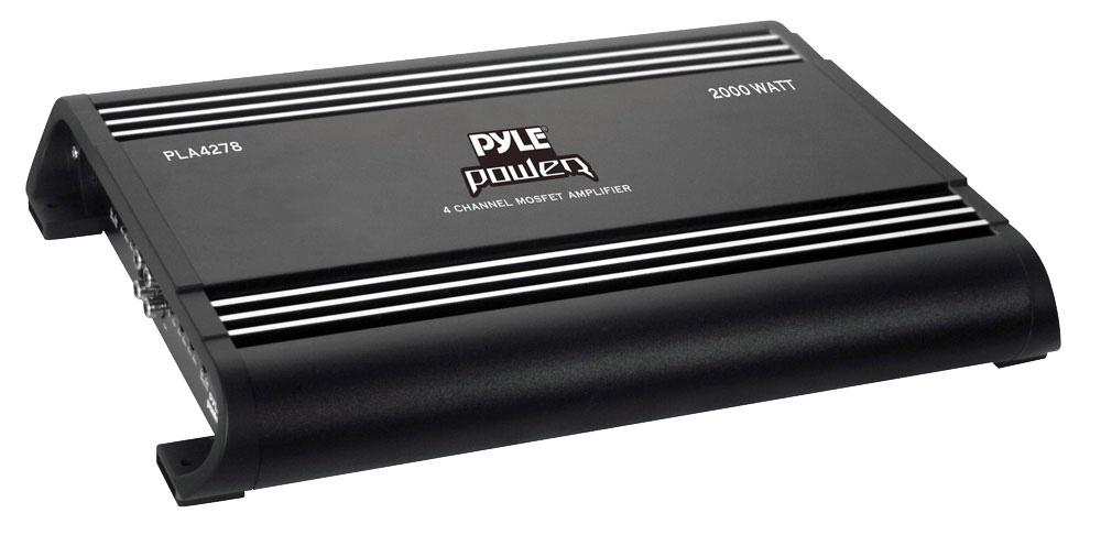 Pyle 4 Channel 2000w Bridgeable Mosfet Amplifier