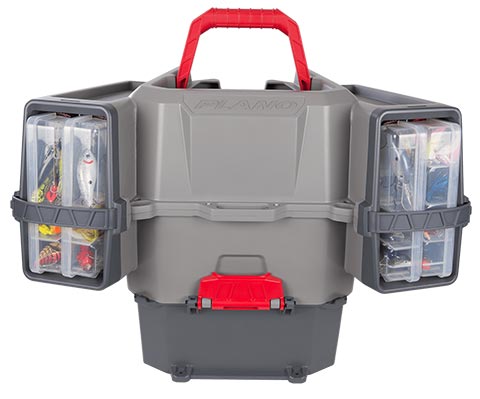 Plano Kayak V-crate Tackle System Gray-red