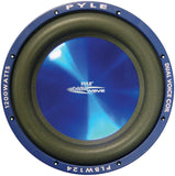 Subwoofer 12" Pyle Blue Wave 1200 Watts; Dvc; 70oz Magnet