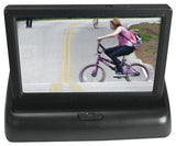 Pyle 4.3" Monitor W- Aluminum Black License Plate Camera