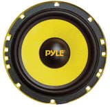 Component System 6.5" Pyle Gear;400watts;ylw Mids-xovers