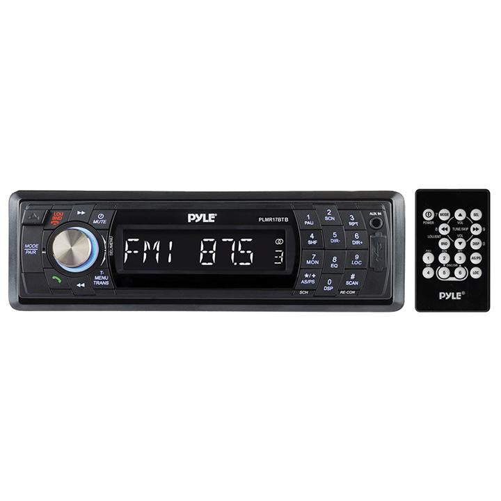 Pyle Marine Receiver Am-fm-usb-bluetooth Black Mechless