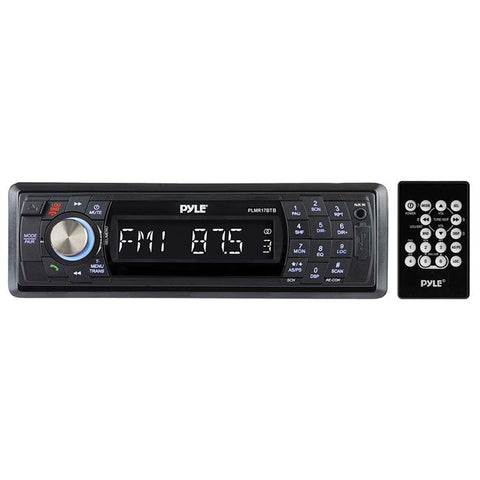 Pyle Marine Receiver Am-fm-usb-bluetooth Black Mechless