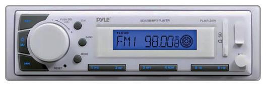 Pyle Marine Receiver Am-fm-mp3-usb White-mechless Unit