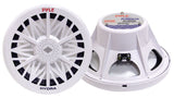 Subwoofer 10" Pyle Marine 500w Includes White Grill