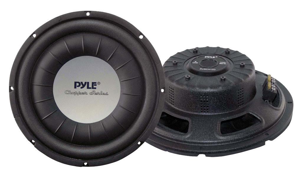 Subwoofer 12" Shallow Mount Pyle Chopper;1200 Watt; Dvc