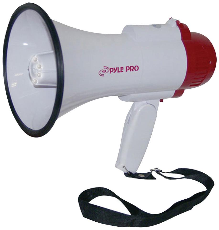 Pyle Pro Megaphone With Siren-talk-led Light