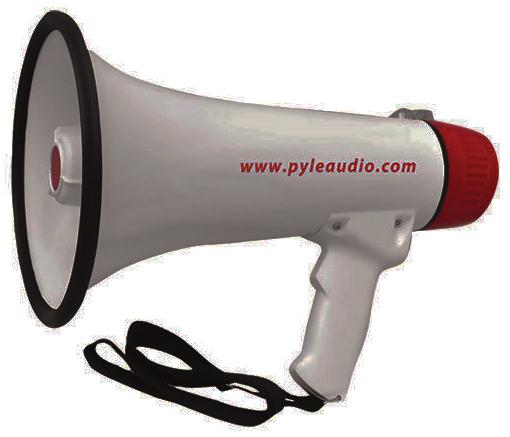 Pyle Pro 40w Megaphone Aux Input Lithium Battery