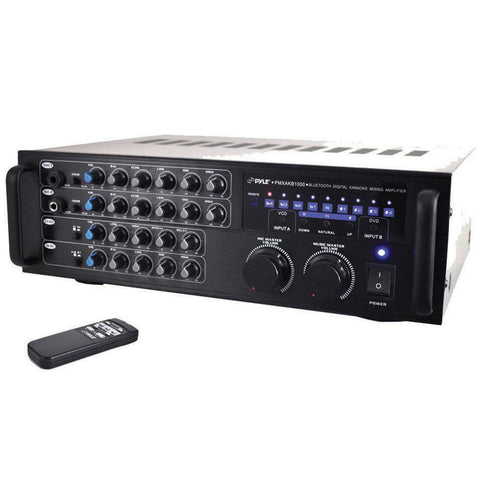 Pyle Pro Digital Bluetooth Karaoke Mixer-amp