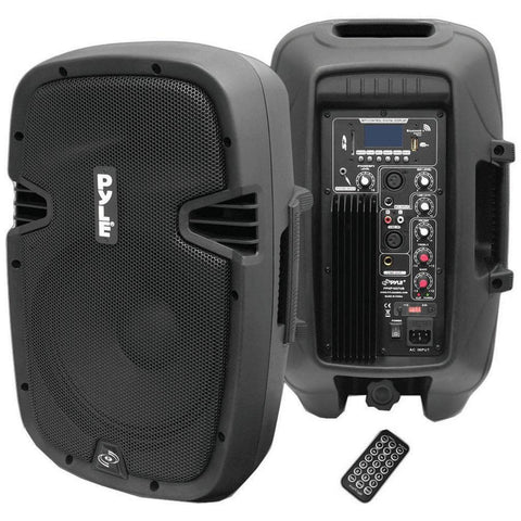 Pyle Pro Powered Speaker With Mp3 Bluetooth Record Function