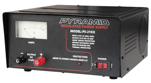 Power Supply Pyramid 20 Amp W-cooling Fan