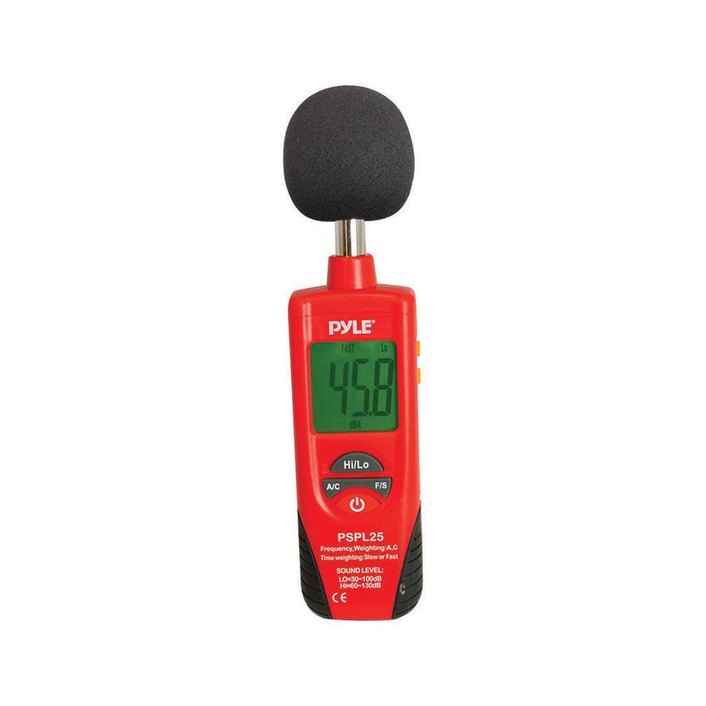 Pyle Sound Level Meter(red-black Color)