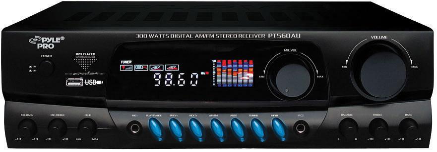 Pyle Home Audio Receiver. 300w Rms @ 8 Ohm