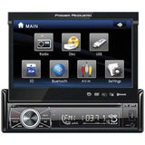 Power Acoustik 7" Motorized Fiip-out Monitor Bluetooth