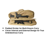 Utg Abc Sling Pack 34 Inch Multi-firearm Case Dark Earth