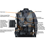 Utg 547 Law Enforcement Tactical Left Handed Vest Black